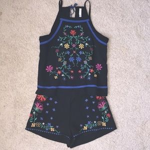 Floral Top & Shorts Set